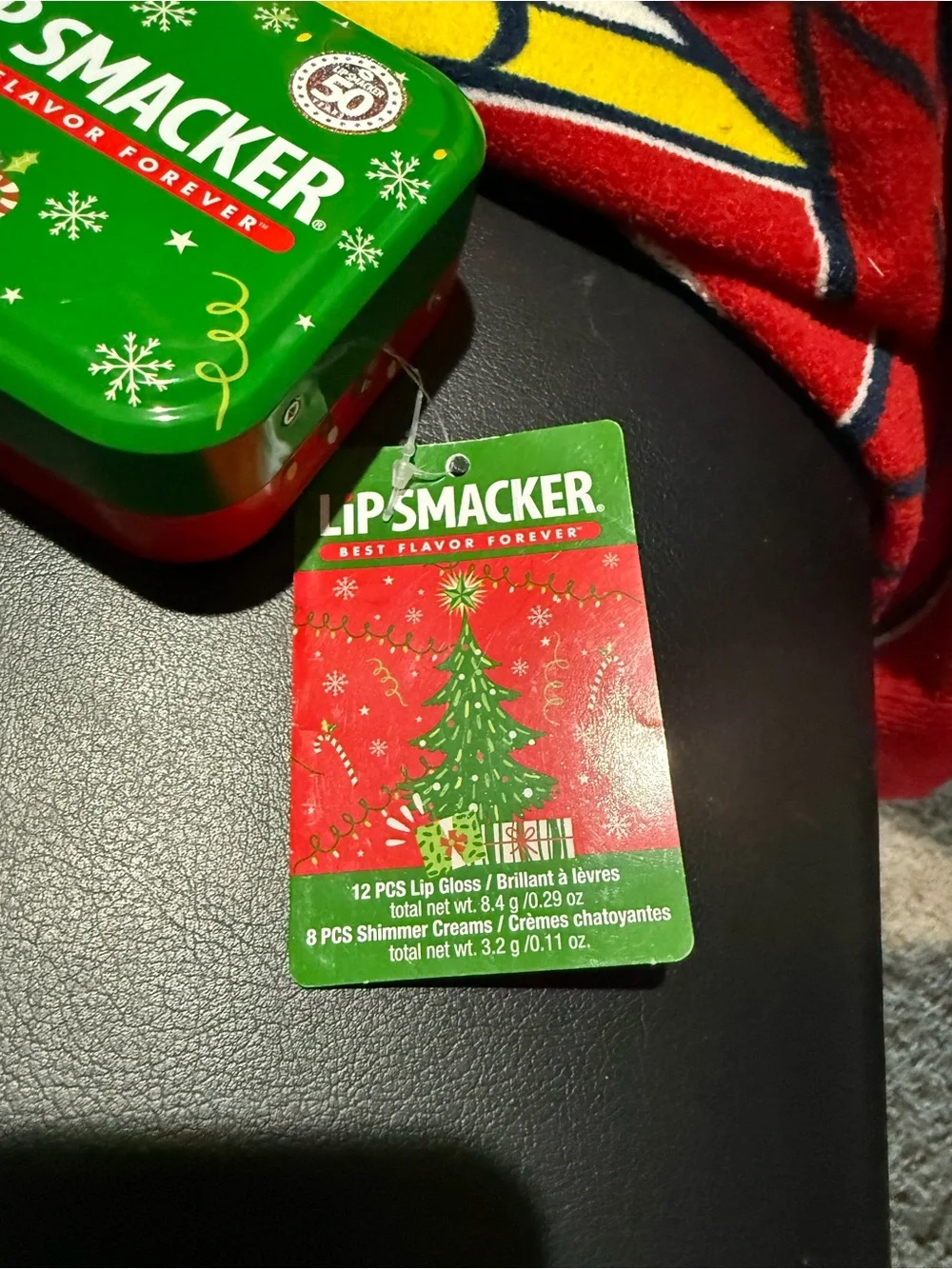 Lip Smacker Kids Holiday Tin - Red & Green